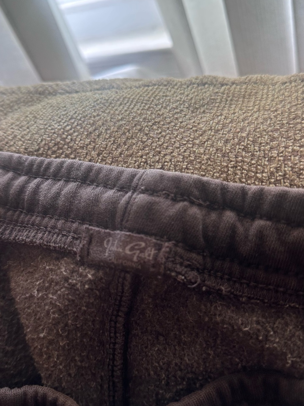 Brandy Melville brown fleece-lined Wide leg pants!